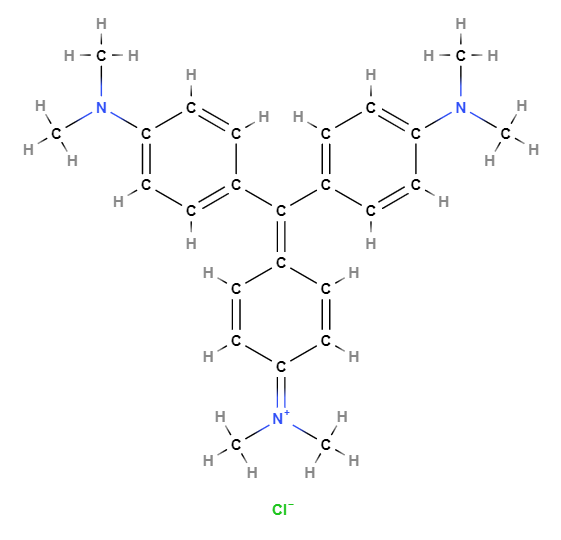 Crystal Violet Chloride Structure